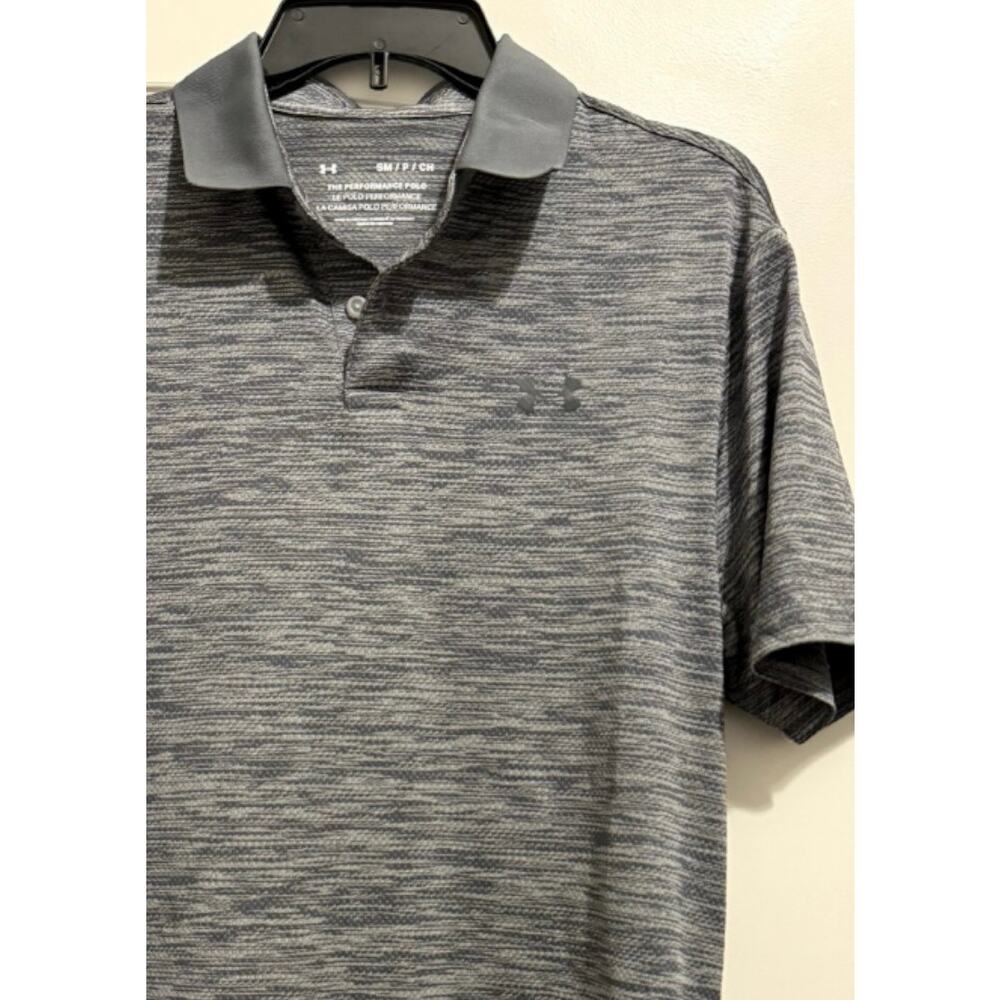 The Performance Polo by Under Armour Grey Size Small